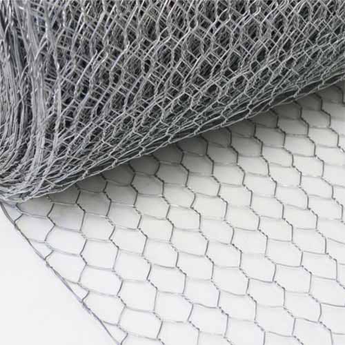 Black Hex PVC Coated Wire Netting Chicken Mesh 1inch